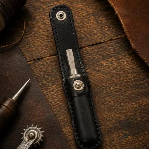 Hand-stitched leather Leatherman Ratchet sheath
