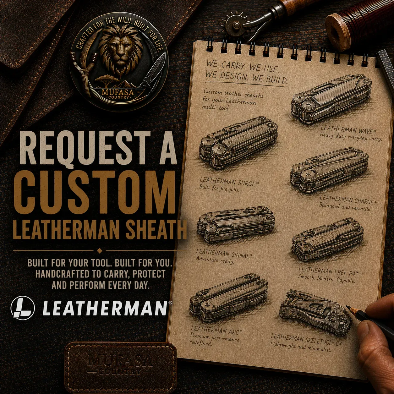 Custom Leatherman Sheath Request