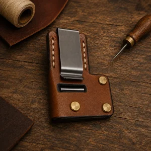 Sheath belt clip add-on for quick and easy belt attachment
