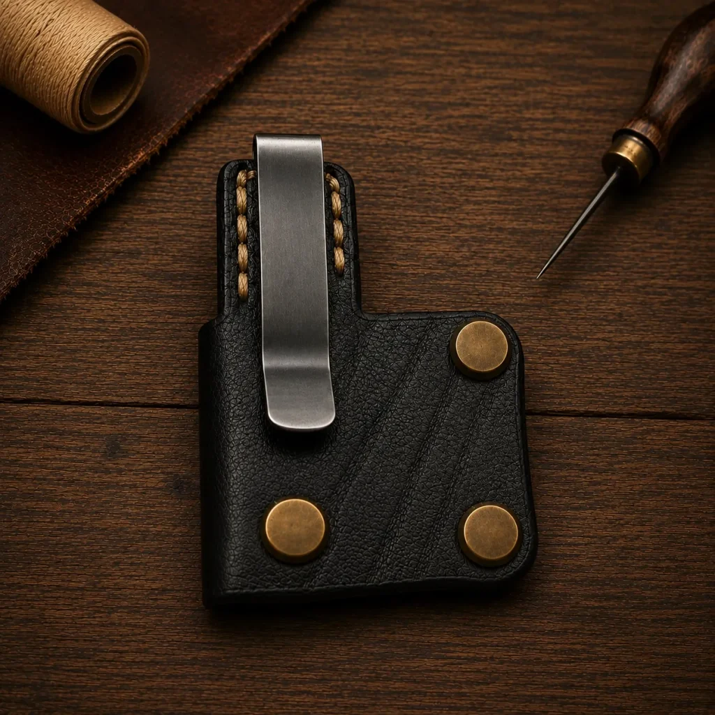 Sheath belt clip add-on for quick and easy belt attachment