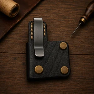 Sheath belt clip add-on for quick and easy belt attachment
