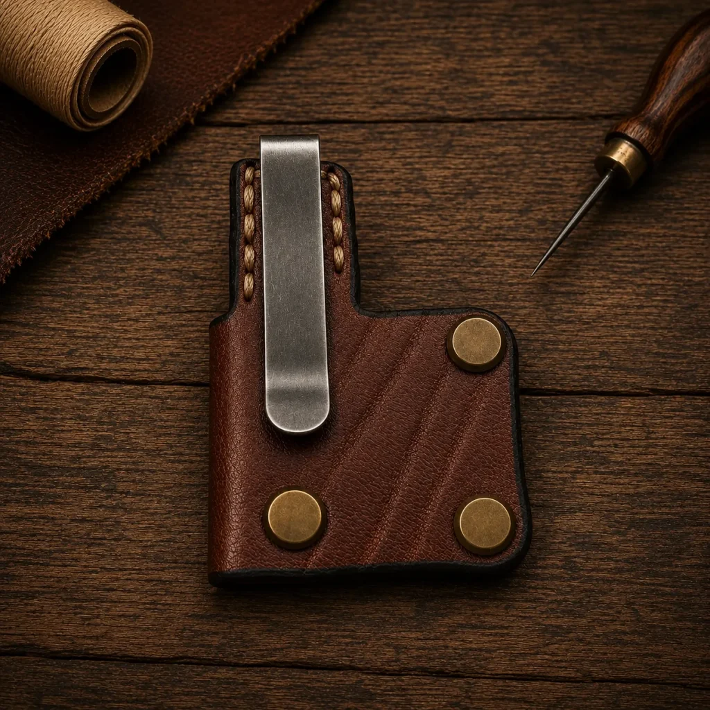 Sheath belt clip add-on for quick and easy belt attachment